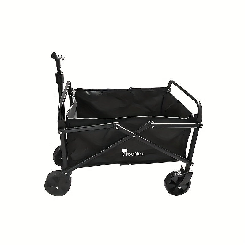 Versatile Collapsible Shopping Cart with Adjustable Height And 360° Non-Slip Wheels