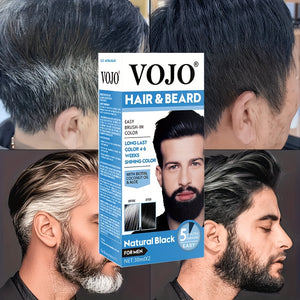 Men's Beard Easy-to-dye Hair Cream.