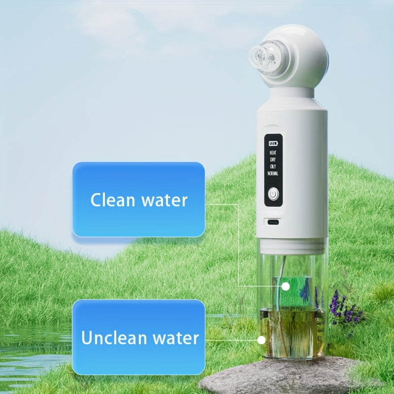 6-Head Blackhead Vacuum Extractor, USB Rechargeable Mini Pore Cleaner