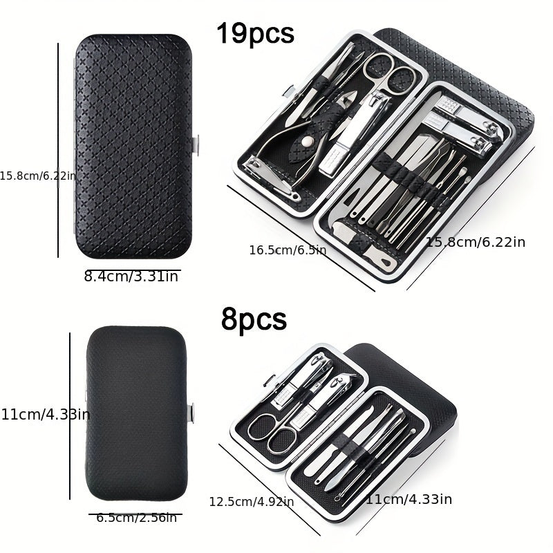 Beauty Tools Grooming Set with Portable Case - for Household And Travel