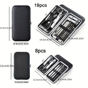 Beauty Tools Grooming Set with Portable Case - for Household And Travel