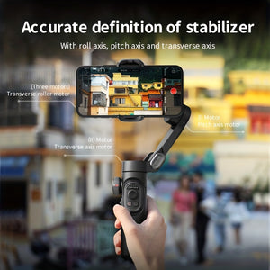 AOCHUAN XE 3-Axis Handheld Gimbal Stabilizer with Foldable Design