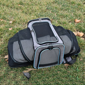 Portable Expandable Pet Carrier For Cats And Small Dogs