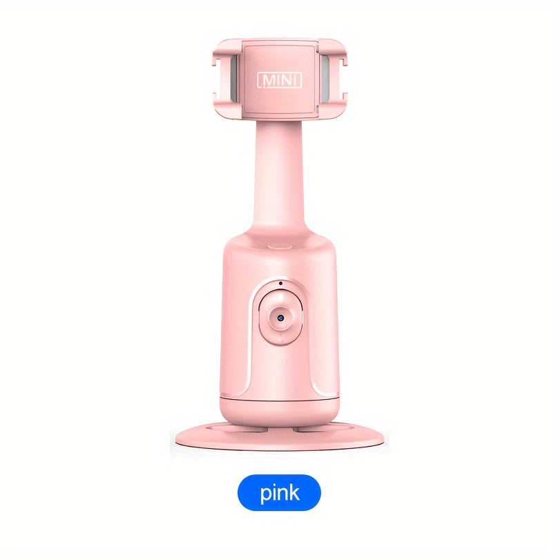 Auto Face Tracking Tripod - No App Required, 360° Rotation Face Body Phone Mount Smart Shooting Phone Tracking Holder - For Live Streaming & Video Recording - Suitable for Content Creators & YouTubers - Perfect Gift for Tech