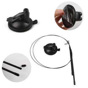 Interactive Cat Teasing Stick with Long Double Rod