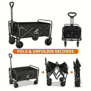 Track And Field Equipment Transport Vehicle, with Adjustable Height And 360° Anti-slip Tires