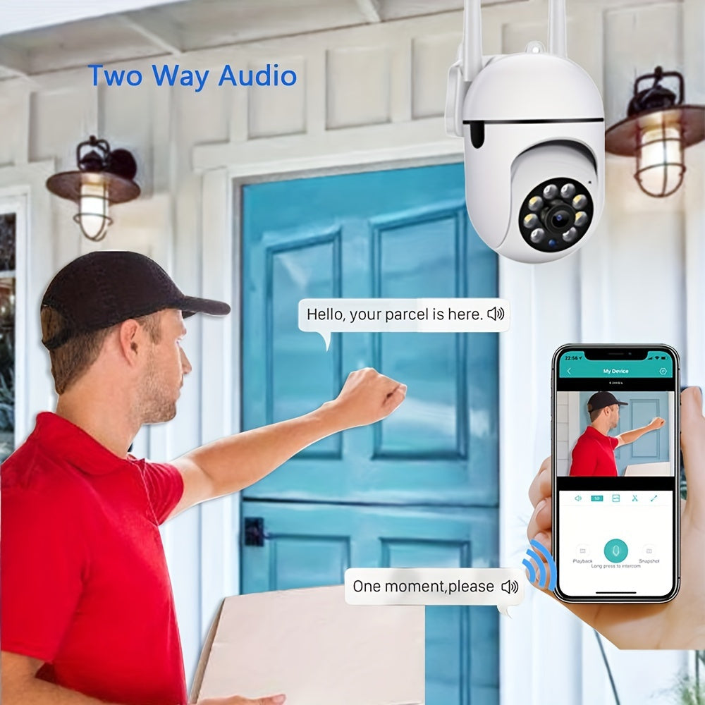 FHD Wireless WiFi Full HD Smart Security Camera - Indoor/Outdoor Use