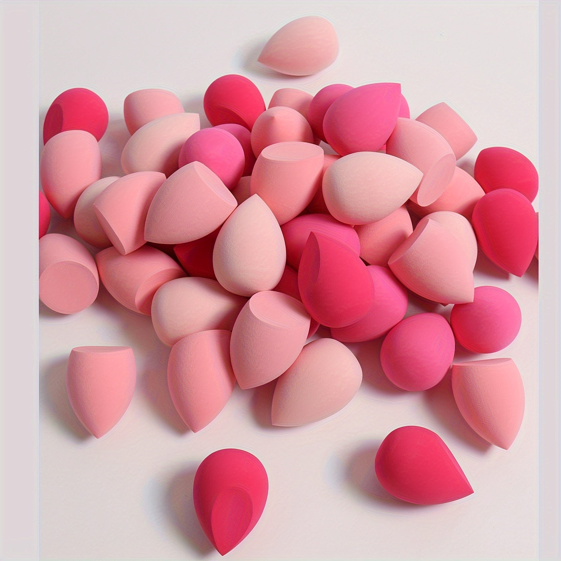 7pcs Multi-Color Makeup Sponges and Beauty Blenders, Dry and Wet Use Puffs