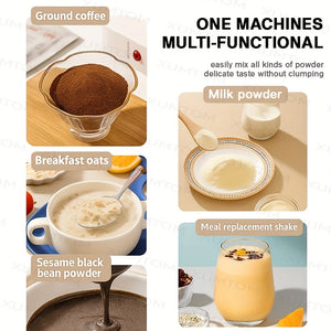 1 Auto Stirring Coffee Cup with Temperature Display, USB Recharge