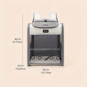 1pc Portable Pet Carrier, Lightweight And Foldable, Stylish And Breathable