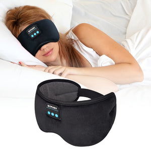 Wireless Music Sleep Mask with Built-in Speaker - Perfect for Travel