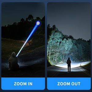 P900 LED Tactical Flashlight | High Brightness Zoom Flashlight