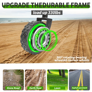 Track And Field Equipment Transport Vehicle, with Adjustable Height And 360° Anti-slip Tires