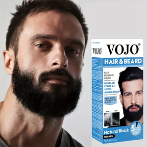 Men's Beard Easy-to-dye Hair Cream.