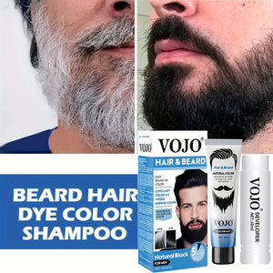 Men's Beard Easy-to-dye Hair Cream.