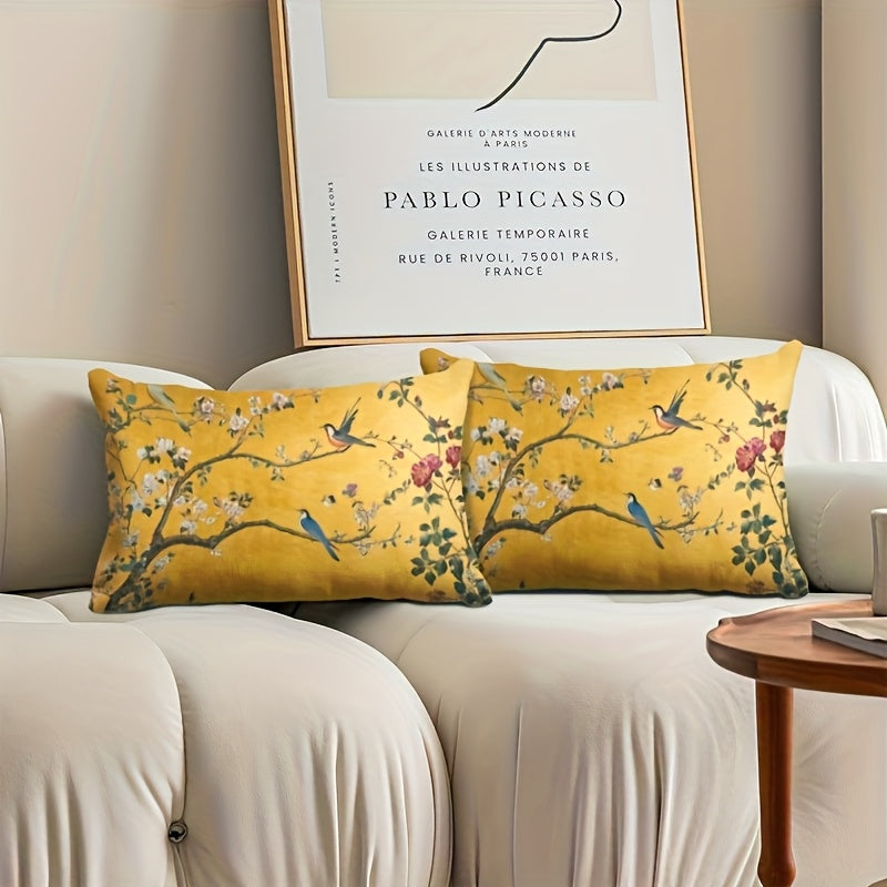 2pcs Elegant Chinese Style Pillow Covers