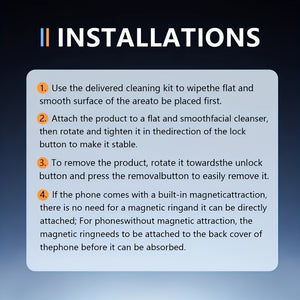 Extendable and Foldable|360° Rotating Magnetic Phone Holder