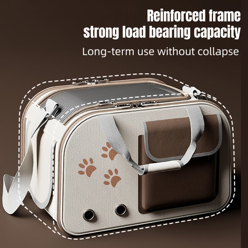 Breathable Cat Carrier, 2 Styles Available, Durable Nylon Travel Bag