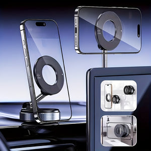 Extendable and Foldable|360° Rotating Magnetic Phone Holder