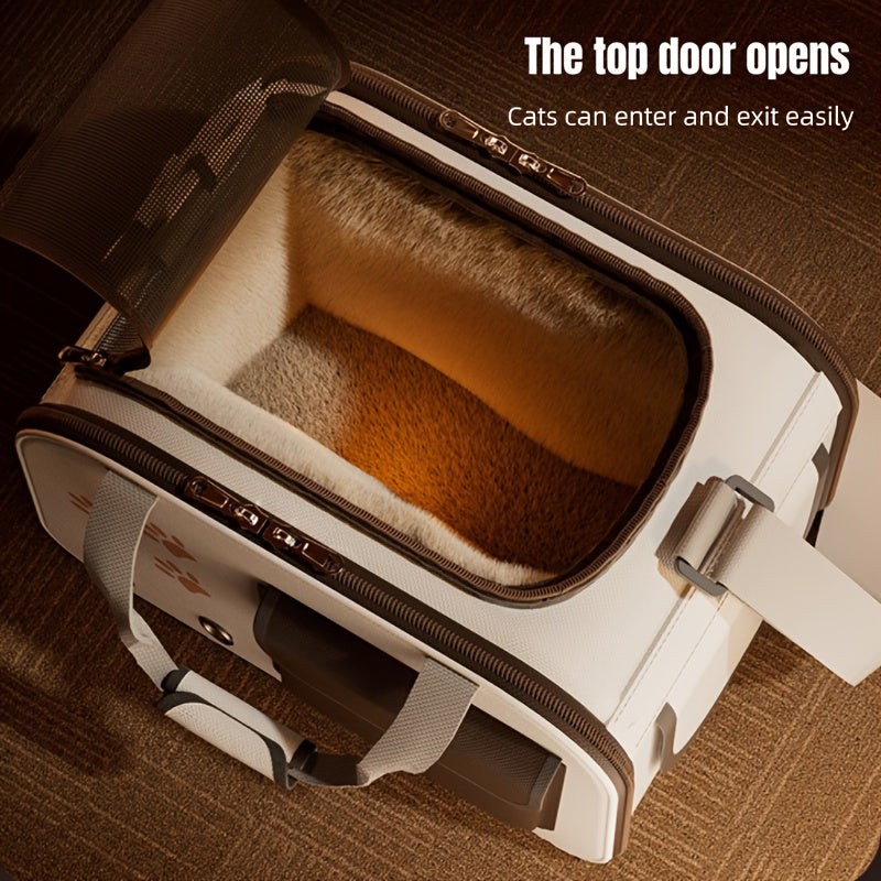 Breathable Cat Carrier, 2 Styles Available, Durable Nylon Travel Bag