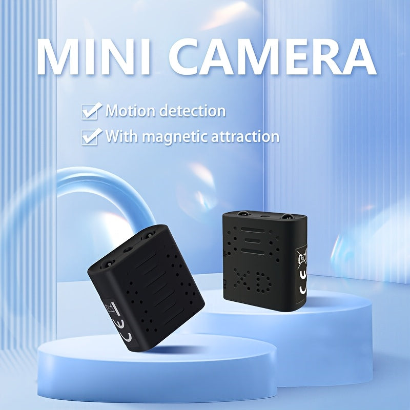 Compact And Potent HD Camera Featuring AI Detection for Security Monitoring, Equipped with Night Vision Capabilities.