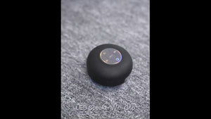 LED Bathroom Speaker - Wireless, USB Rechargeable
