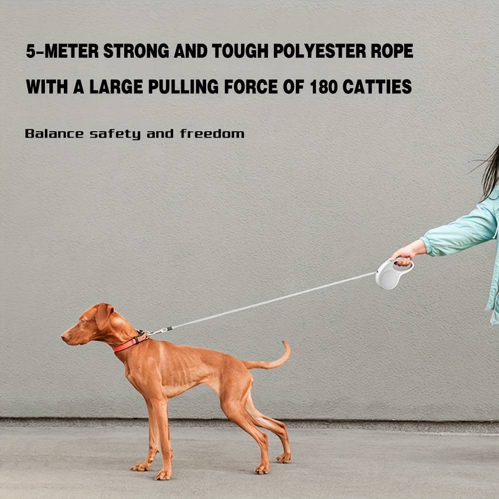 Retractable Leash for Dogs and Cats. Outdoor Anti-impulse Dog Walking Leash