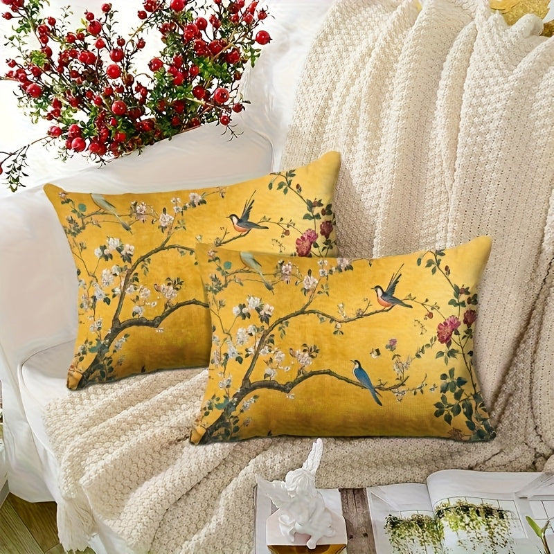 2pcs Elegant Chinese Style Pillow Covers