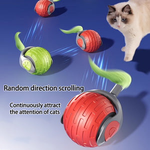 Auto Moving Cat Toy Ball - Interactive Rolling Ball for Indoor Activities