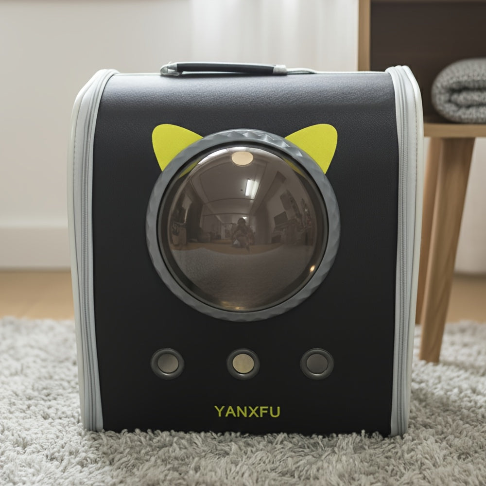 Winter Warm Cat Backpack for Small Pets - Portable Foldable Pet Carrier