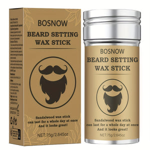 75G Sandalwood Beard Wax Stick, with a Subtle Fragrance
