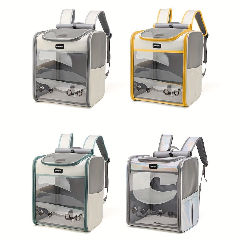 1pc Portable Pet Carrier, Lightweight And Foldable, Stylish And Breathable