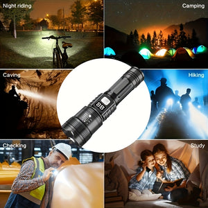 P900 LED Tactical Flashlight | High Brightness Zoom Flashlight