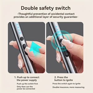 USB Rechargeable Arc Lighter, Flameless Compact Kitchen Tool