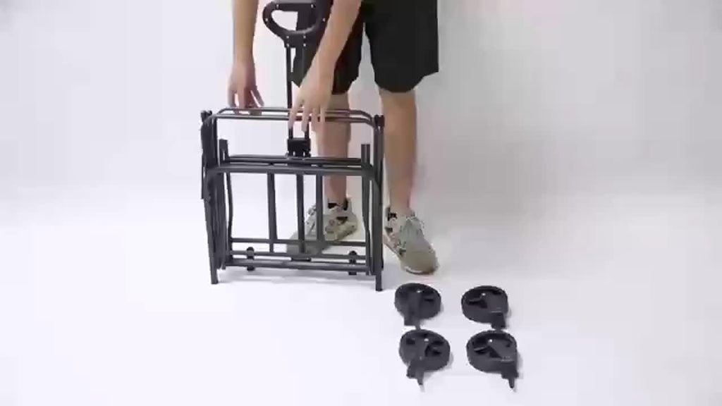 Heavy Duty Folding Camping Shopping Cart, Large Capacity