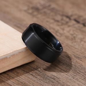 8MM titanium steel ring
