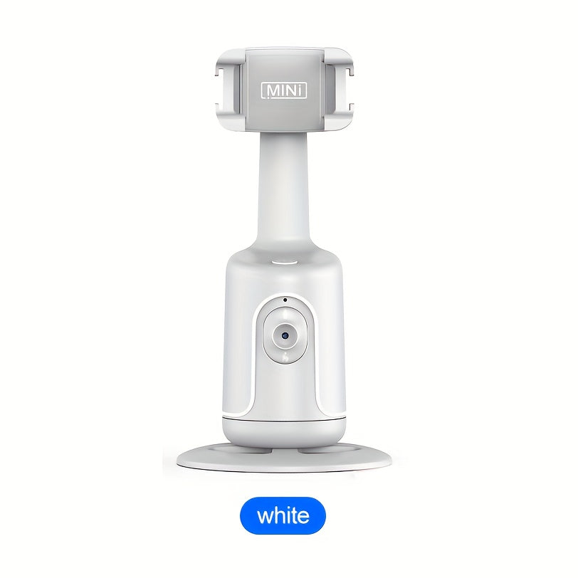 Auto Face Tracking Tripod - No App Required, 360° Rotation Face Body Phone Mount Smart Shooting Phone Tracking Holder - For Live Streaming & Video Recording - Suitable for Content Creators & YouTubers - Perfect Gift for Tech