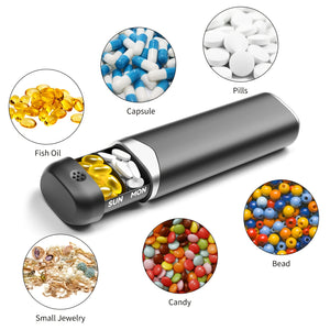 Organizer for, Vitamins, Jewelry, Earrings Multi-Grid Plastic Box