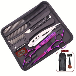 9pcs Professional Hair Scissors Set