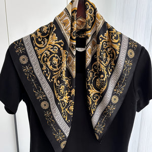 27.5-inch Elegant Retro Scarf Suitable for All Seasons