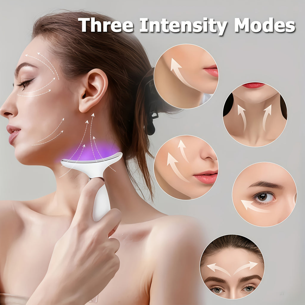 7-Mode Electric Beauty Device - LED Digital Display, Effective Relaxation and Facial Care