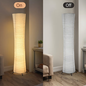 Elegant Warm-Light Floor Lamp with Remote