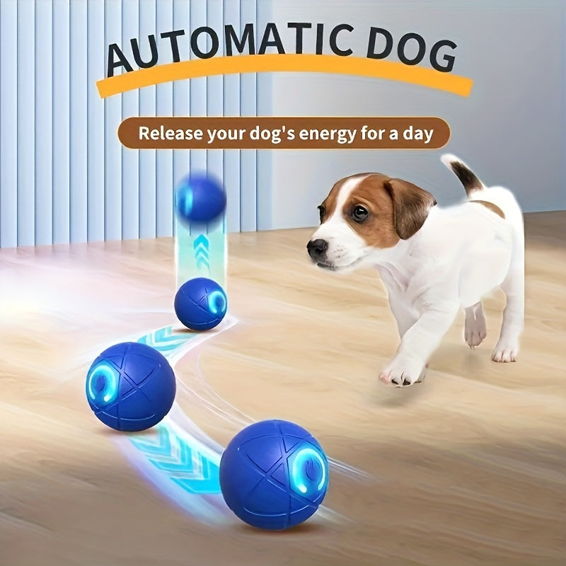 Interactive Bouncing Dog Toy Ball with Gravity-Activated Motion & Automatic Bouncing
