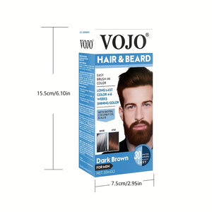 Men's Beard Easy-to-dye Hair Cream.