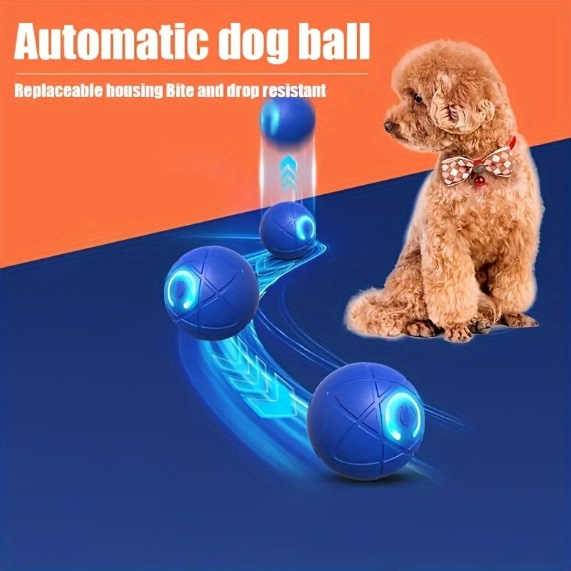 Interactive Bouncing Dog Toy Ball with Gravity-Activated Motion & Automatic Bouncing