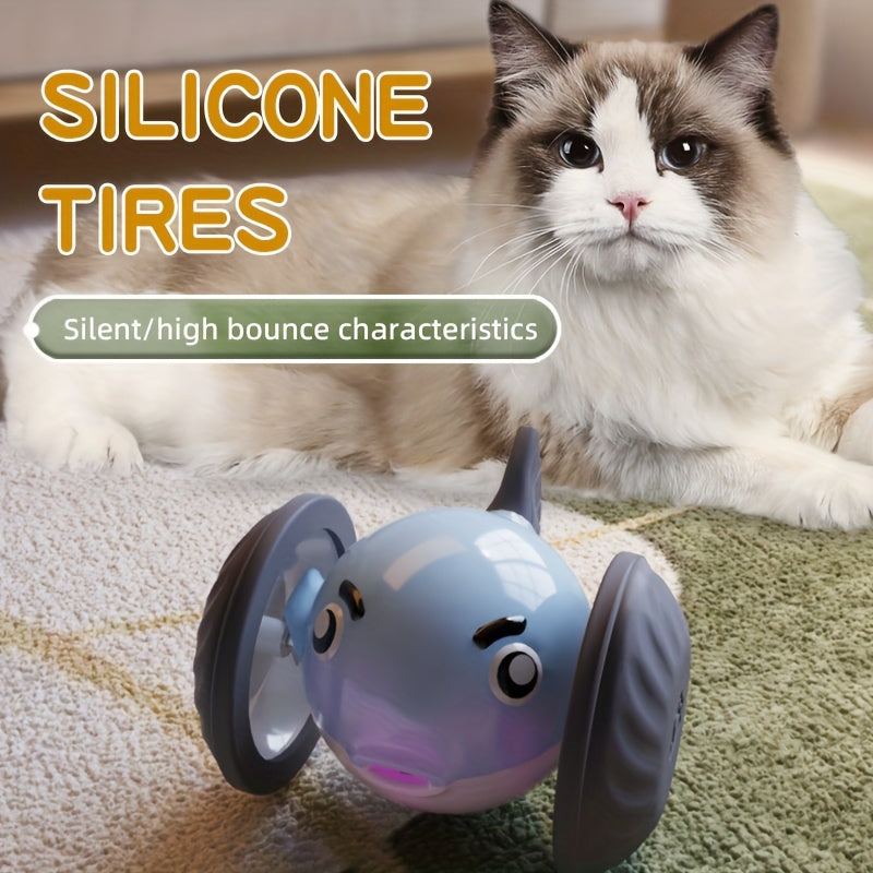 Automatic Self-Driving Cat Toy Car with Obstacle Avoidance & Smart Motion