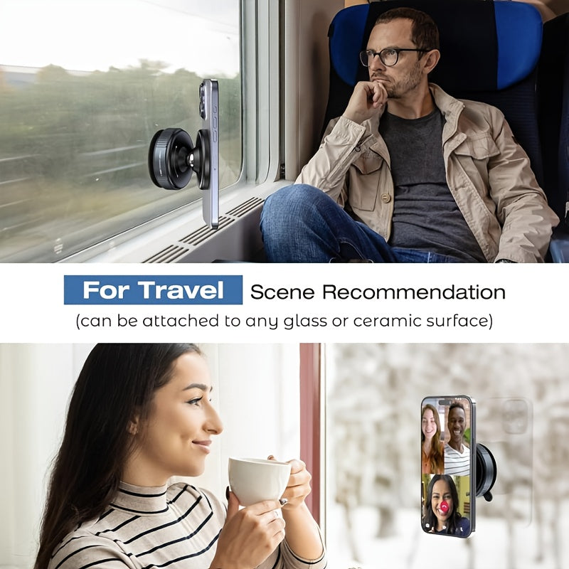 Adjustable Vacuum Magnetic Phone Holder | Compatible with All Smartphones