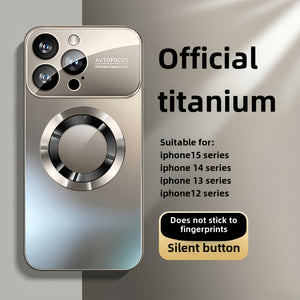 Iphone Case - 2025 New Premium Titanium Metallic Shade New Matte Phone Cover