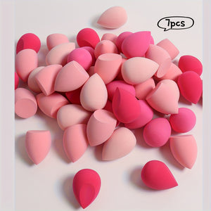 7pcs Multi-Color Makeup Sponges and Beauty Blenders, Dry and Wet Use Puffs