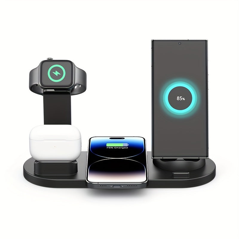 Fast Wireless Charger Station Dock Wireless Charging Stand High-Speed Charge